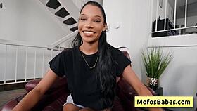 Stunning Black Beauty Reveals Her Big Boobs For Outstanding Fuck With Charles Dera