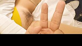 hey, watch this vietnamese teen rub her wet pussy