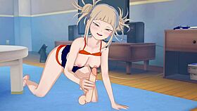 Himiko Toga's my hero academia koikatsu party scene is pretty hot