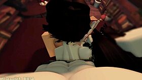 in this threesome, two fans join for blowjob, doggystyle, and riding with cum everywhere