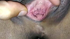 Mature woman achieves orgasm from hairy pussy massage