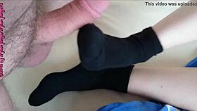 i feel the thrill of sneaker sock fun with a teen 18+ager