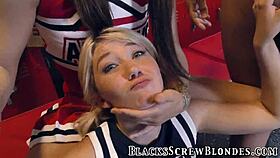 Teens Take Interracial Big Cock For Jizzed Facial In Hardcore Action