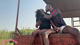 Nigerian girl gives mind-blowing blowjob!