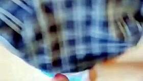 Feeling terrified yet aroused as masked stranger fucks mexican teen deep with creampie.