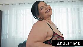 Caught curvy Karla Lane banging cheating boss with Sarah Arabic!