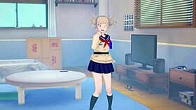 Himiko Toga's my hero academia koikatsu party scene is pretty hot