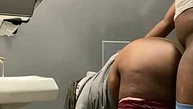 she was getting backshots in the bar bathroom, her big ass bouncing on that monster cock.