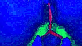 i'm in the bleu room, bent over for anal finger fuckin' myself, oh yeah!