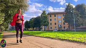 Running In The Park, Acting Like A Slut With Everyone In Doggystyle.