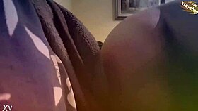 hot beer bottle deep in my ass for intense masturbation session
