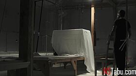 Hey, punishing this horny blonde slave with rough bdsm and deepthroat action - Misha MyNx and Tommy Pistol