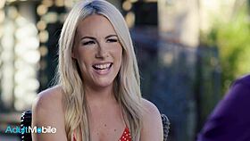 adultmobile vacation blonde enjoys oral and doggystyle sex