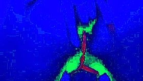 i'm in the bleu room, bent over for anal finger fuckin' myself, oh yeah!