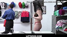 Perverted cop uses big-ass teen as sex toy