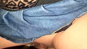 Wow, hot blonde stepsis squirts right after I finish inside her! Real POV!