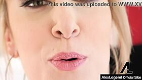 Maxim law milks alex legends' french cock, cum in mouth 😍