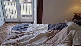 Morning Cumshot Alert! Horny Guy Drains Big Balls with Intense Jerking!