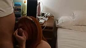 Opening my girlfriend's ass for the first time. She takes it deep until I cum inside.