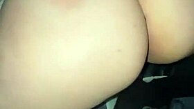 married woman handles a line at the glory hole