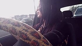 Ever Seen a Brunette Get Pounded by Uber Driver Outdoors?