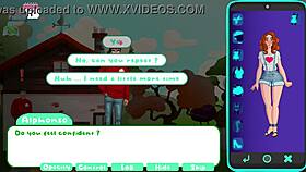 in paradise island, she gives a blowjob in the orchard