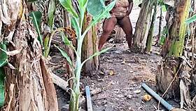 Evangelical milf with big pussy pees outdoors in public