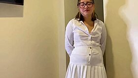 convinced my teacher for private lessons ended fucking without condom