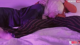 Stepmommy and Stepson Share a Deep Mouth Fucking Experience