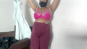 college girl niharika explores her tight virgin pussy in softcore solo