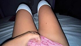 Latina Fingers Wet Pussy To Orgasm.