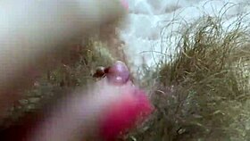 New Extreme Closeup of Huge Clit Rubbing Orgasm