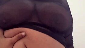 i bent over my stepmom's big ass while she was reading, riding her natural tits 😏