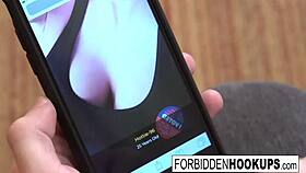 Big-Boobed Babe Seductively Takes Her Step-Brother's Fat Cock For A Hardcore Blowjob And Facial