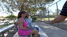 Mature wife with big tits gets anal in heels 😈