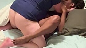 amateur homemade ebony girl fucks neighbor in bedroom