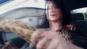 Ever Seen a Brunette Get Pounded by Uber Driver Outdoors?