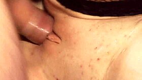 Pretty redhead fills her tiny 18+ hole with a desperate cock