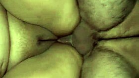 eating my stepmom's tight pussy on all fours