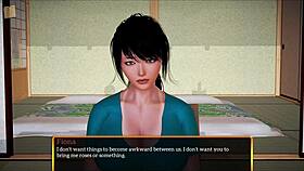 My new family with big tits and teen ass in game