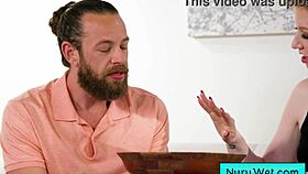 Blonde Masseuse Gives Wet Nuru Massage