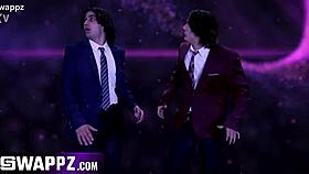 Ever Seen a Facial Finish After Stepbros Swap Stepsisters on Swappz?