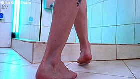 Hey, wanna see skinny Yessica Bunny get all holes pounded by five huge cocks?