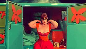 oops, granny velma dinkley’s haunted mystery turned into a creampie mess