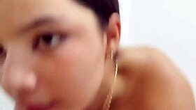 Hermosa latina dances sexy, then we fuck in living room