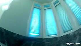 Abigail mac in lesbian threesome bts with big tits and pussy oral