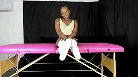 Model Poses In Vintage Lace Lingerie For Antique Shoot