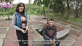 She says, 'I'm flashing my wet pussy at the metro, looking for guys to give blowjobs and fuck bent over.'