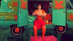 oops, granny velma dinkley’s haunted mystery turned into a creampie mess