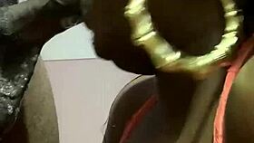 Ebony Milf Delivers Sloppy Wet Blow Job